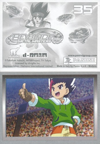 Panini sticker beyblade metal - panini,