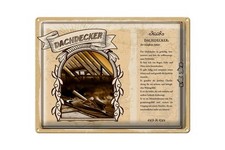 mrdeco Metall Schild 30x40cm