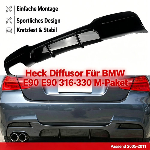 Heck diffusor schwarz - heck, passt