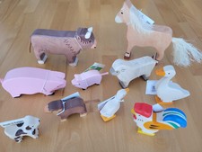 Holztiger 10 Tiere Set I