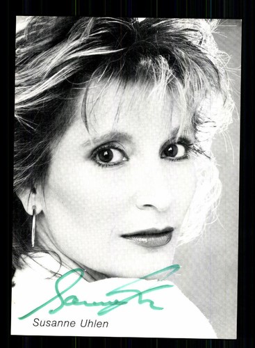 Susanne uhlen autogrammkarte - susanne,