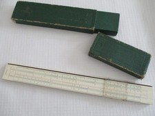 Faber Castell Syst Rietz 1:87 Rechenschieber aus Holz System Rietz mit Etui.