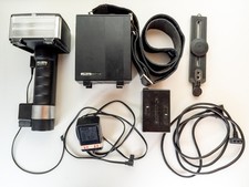 Metz 60 CT-1 Stabblitz Komplettset Metz AkkuBox Tragegurt Kamera-Schiene 