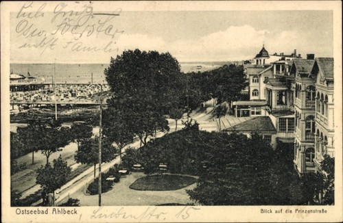Ostseebad ahlbeck - ak,