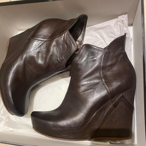 Evado keil stiefelette leder - stiefelette,