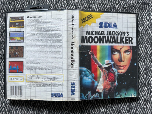 Master system moonwalker - system,