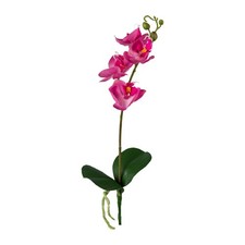 Kunstblume PHALENOPSIS 44cm Orchidee Orchideenlau Luftwurzeln Real Touch ALTROSA