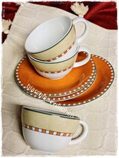 3 Kaffeetassen mit Untertassen V & B Gallo Switch 2 Lima - Komplettangebot ??