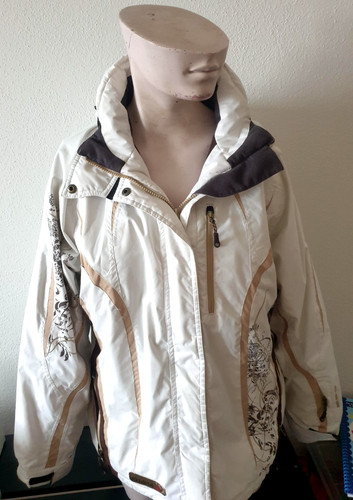 Weiße iguana damenjacke - weiße, 3in1