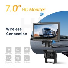 7" Monitor Drahtlos LKW Bus