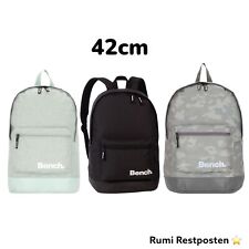 Bench 42cm  Rucksack  Daypack Backpack Neu Schwarz-Hellgrün-Camouflage