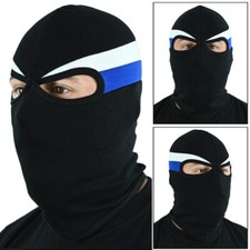 Sturmhaube Balaclava Hooligans Ultras Schwarz Weiß Blau Hertha HSV MASK