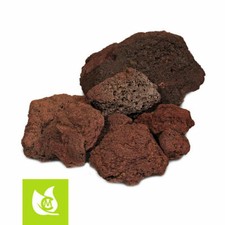 Lava rot/braun Gabionensteine