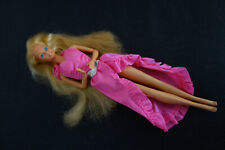 Mattel Barbie Puppe von 1966 mit rosa Kleid lange blonde Haare