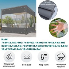 Transparenter PVC-Vorhang