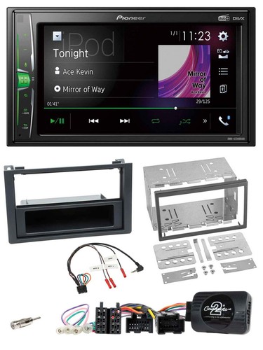 Pioneer 2din lenkrad dab - pioneer, usb