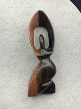 Afrikanische, handgeschnitzte Holz-Skulptur -70er Jahre