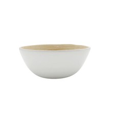 Bambus Schale Weiß Ø ca. 16