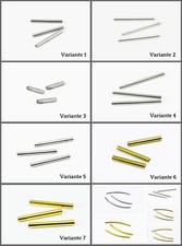 Röhrchen Messing Metallröhrchen Röhre gerade Perlen Tube Zwischenperlen, S92