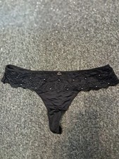 Konvolut Spitzen Höschen verschiedene Größen Schwarz Gebraucht