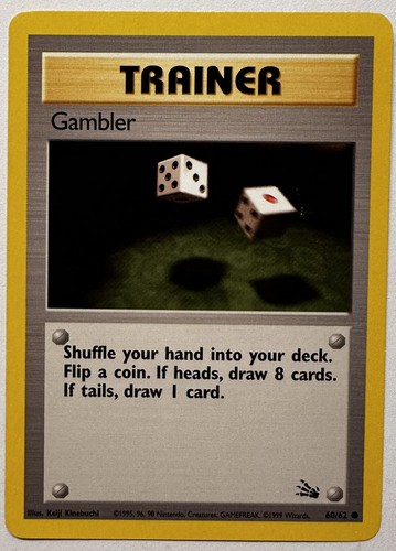 Pokemon karte tcg - karte, gambler