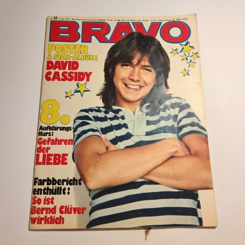 Bravo 1973 david cassidy - bravo, 38/1973,