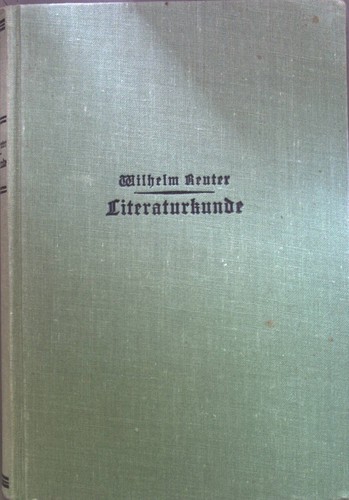 Literaturkunde lütteken - literaturkunde,