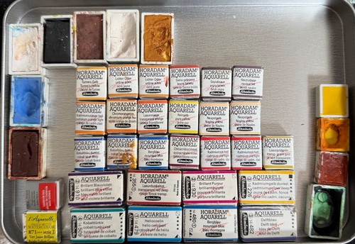 Konvolut aquarellfarben - konvolut,