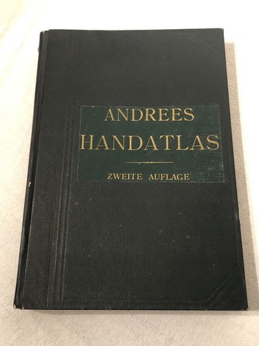 Andrees handatlas zweite - handatlas,