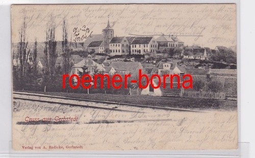 77325 gruss aus gerbstedt - ak,