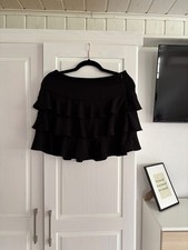 Forvever 21 Rock Schwarz kurz Stufen Stufenrock Gr. M