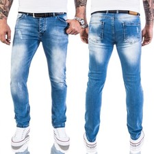 Herren Jeans Hose Slim Fit