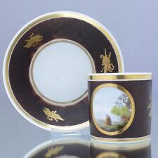 Paris um 1820: Tasse mit Landschaft und Wanderer, Biedermeier, Sammeltasse