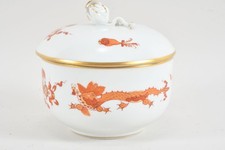 N91X34- Meissen Reicher Drache Goldrand Porzellan Deckeldose 1. Wahl 