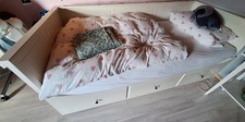 HEMNES Bett von IKEA weiß 190 x 200