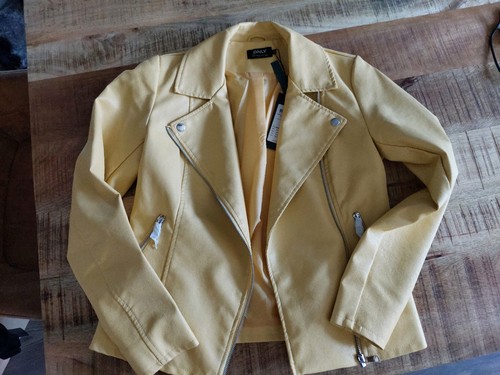 Only bikerjacke lederimitat - only,