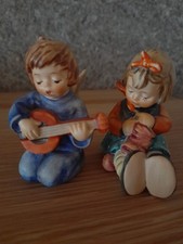 Goebel Engelfiguren  Der erste Strumpf + Lautenklänge