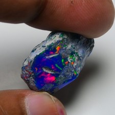 Glatter blauer Opal grob 21,00