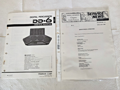 Yamaha digital percussion - yamaha, dd-6