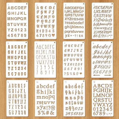 Buchstaben schablone - buchstaben,