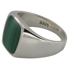 Feiner Siegelring Malachit