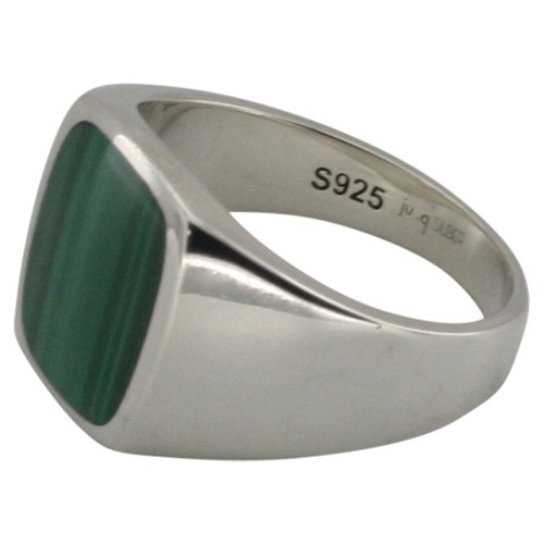 Feiner siegelring malachit - feiner,