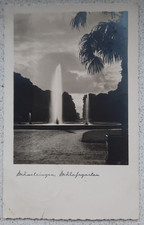 AK Schwetzingen Schlossgarten Brunnen versandt 1938