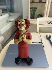 Gilde Clown  Karlchen Groß rot 36 cm aus dem Jahr 1989  