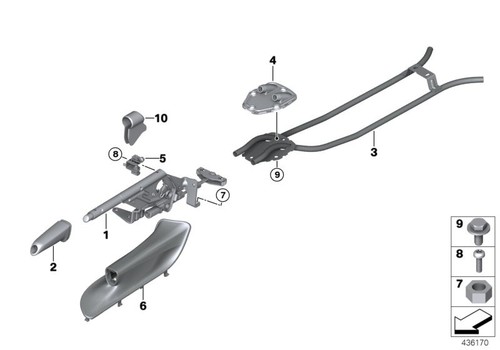 Neu original bmw handbrake - neu,