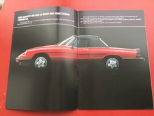 Alfa Romeo SPIDER  Alfaclub Alfisti Zeitschrift Prospekt Konvolut Gummilippe