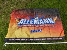 Rarität: Werbeflagge von "Snickers" zur EM 2008