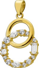 Infinity Anhänger Gelbgold