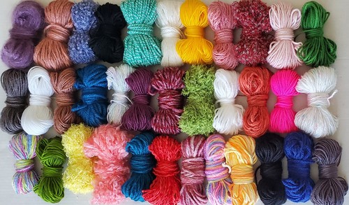 Bunte wollreste restwolle - bunte,