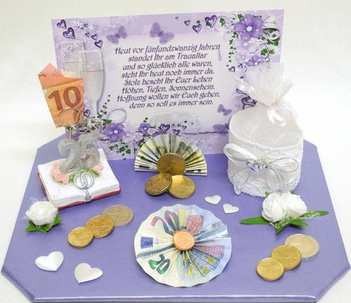 Geldgeschenk silberhochzeit - geldgeschenk,